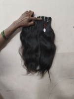 Extensions de cheveux humains vierges Remy indiens bouclés à ondulations profondes, en vrac, double trame, double tirage, pour tressage