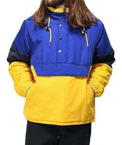 Chaqueta cortavientos personalizada para hombre talla grande 100% poliéster verano transpirable bloque de Color impermeable Casual impermeable - Product Image 6