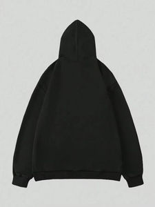 Zip up hommes surdimensionné personnalisé imprimé meilleure qualité hommes sweats à capuche à vendre Street Wear coupe ample hommes sweats à capuche - Product Image 3