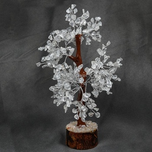 Handmade Agate Gemstone Tree 300-Chip Silver <b>Wire</b> MSEAL Quartz Feng Shui Reiki Healing Style Love Semi-Precious Stone <b>Crafts</b> - Product Image 1