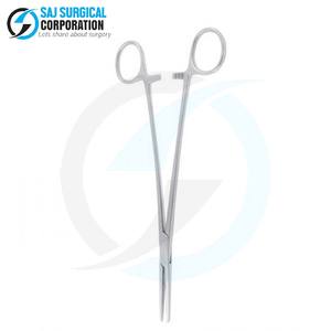 Pinzas profesionales para arteria Moynihan, abrazadera quirúrgica de acero inoxidable con mandíbulas curvas para hemostasia de cavidad profunda - Product Image 3