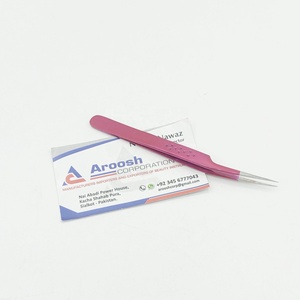 Pinzas de estrellas de aislamiento púrpura de alta calidad para extensiones de pestañas al por mayor de acero inoxidable sostenible y elegante - Product Image 6