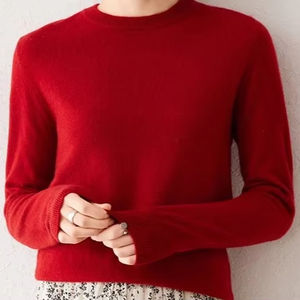 เสื้อฮู้ดถักสำหรับผู้หญิงเสื้อสเวตเตอร์คอกลมสำหรับสตรีทแวร์ผ้าคอตตอน100% ดีไซน์ลำลองตามสั่ง - Product Image 1