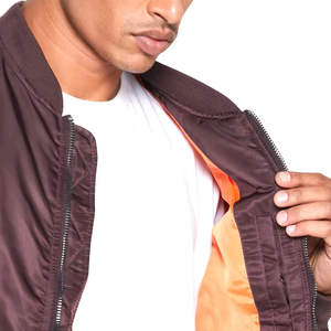 Chaquetas Bomber para Hombre, Nuevo Modelo, Diseño Personalizado OEM, Chaqueta Bomber con Cuello Alto y Logotipo Frontal, Chaqueta de Invierno - Product Image 4