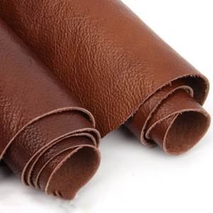 Cuir de vache véritable pleine fleur en rouleau vert clair, épaisseur 0,8-1,2 mm, résistant à l'eau pour meubles - Product Image 3
