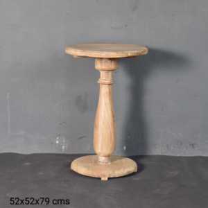 Solid Wood <b>Rustic</b> Design <b>Side</b> <b>Table</b> for Bedroom Home Furniture - Product Image 5