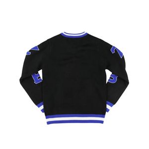 Maglione personalizzato Zeta Phi Beta maglione nero con scollo a V in maglia 30% 70% di lana acrilico greco fornitore di abbigliamento di vita - Product Image 2