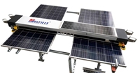 Multifit |   MR-G2 2384*2 Robot de nettoyage solaire automatique à séchage/à l'eau, équipement de nettoyage de panneaux solaires