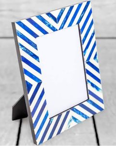 <b>Wood</b> and Mother of Pearl Bone Resin Inlay Photo Frame for Customized Size Cheap Price with Table Top Decorative Picther - Product Image 1