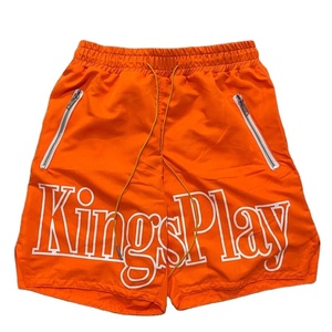 Pantalones Cortos Deportivos para Hombre al por Mayor, Modelo King Play Same, Sólidos, Antiarrugas, de Nailon, con Logotipo Personalizado, Servicio OEM, 100% Poliéster - Product Image 4