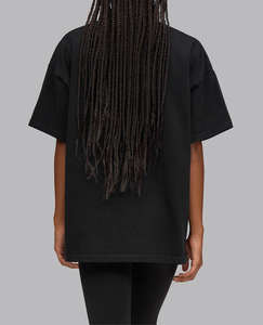 Heavyweight Cotton Women's Oversize <b>T</b>-<b>shirts</b> Unisex <b>Black</b> High Quality Gym Drop Shoulder Tees <b>Shirt</b> DTG Printing Graphic <b>Shirts</b> - Product Image 6