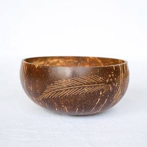 Bol en coquille de noix de coco biologique autre vaisselle minimaliste artisanat bols bouddha ensemble en vrac - Product Image 5