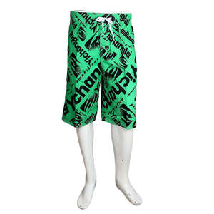 กางเกงชายหาดขาสั้นผู้ชาย - สีเขียว - Product Image 3