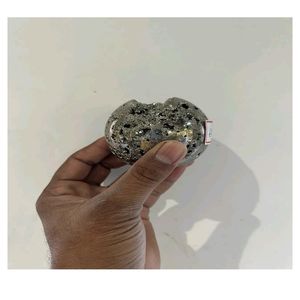 Natural Hand Pyrite Crystal Sphere Druzy Ball Gujarat Abundance Stone Carved Through-Carved Home Decoration Gift <b>Ornament</b> - Product Image 2