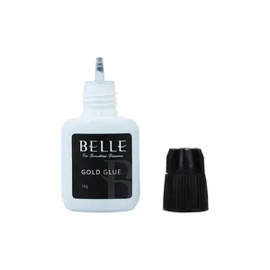 Belle Gold Kleber schwarz 10 g hergestellt in Korea High Technology Korea Professional Wimpernverlängerung Kleber latexfrei glutenfrei