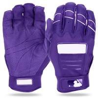 Gants de frappe de baseball en cuir pleine main Prime Craft avec fermeture auto-agrippante, respirants, compatibles écran tactile, couleur personnalisable