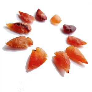 Pointe de flèche en pierre Agate de cornaline rouge naturelle Pointes de flèche en cristal Guérison Pointes de flèche en jaspe fantaisie Pierres précieuses Grossistes en cristal - Product Image 5