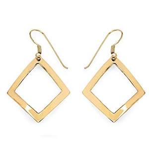 Luxury Brass <b>Earrings</b> Ins Popular Brass Design <b>Fashion</b> Jewelry Unisex Vintage Women Popular Customize Size - Product Image 6