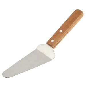 New Arrival 2025 Luxury Stainless Steel <b>Cake</b> <b>Server</b> With Wooden Handle at Reasonable Price Wholes Stainless Steel <b>Cake</b> <b>Server</b> - Product Image 1
