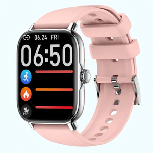 Montre connectée Sewer P72, écran tactile IPS de 1,91 pouce, étanche IP68, moniteur de fréquence cardiaque, tracker de fitness, montre de sport unisexe - Product Image 2