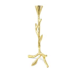 Bougeoir en fer forgé à la main, design feuille, portable, style moderne, pour la maison et les occasions spéciales, décoration de mariage - Product Image 4