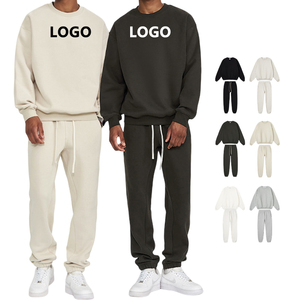 Custom Logo 100%Cotton Hoodies <b>Set</b> Sweat Suits Two Piece Oversized Fleece Oversized <b>Men</b> <b>s</b> Hoody <b>Set</b> sweat suit for <b>men</b> 2026 - Product Image 5
