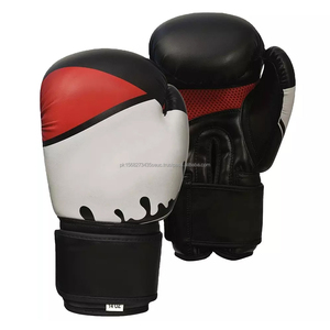 Vente en gros de gants de boxe en cuir PU durables de style street gants personnalisables impression de logo MMA remplissage de sable sacs de frappe Arts martiaux - Product Image 1