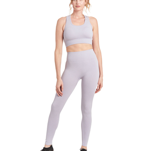 Vêtements de sport sans coutures ensemble de yoga pour femmes vêtements d'entraînement grande taille avec logo personnalisé vêtements de sport sans coutures nouvel arrivage - Product Image 2