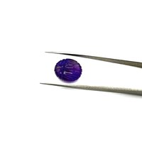 Aigue-marine violette en forme de scarabée 10x12mm, pierre précieuse sculptée en vrac, améthyste naturelle pour la fabrication de bijoux, fournisseur en gros de pierres précieuses