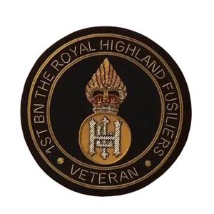 1st TBN The Royal Highland Fusiliers <b>Blazer</b> badge - Product Image 1