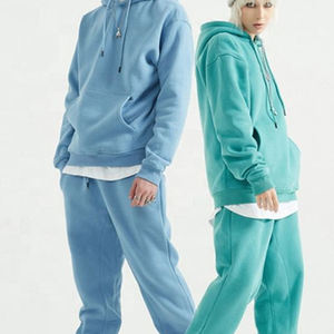 Chándal para hombre, de 2 piezas sudaderas con capucha, chándal informal para correr, gimnasio, chándales con logotipo personalizado - Product Image 1