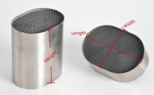 Euro0, Euro3, Euro4, Nieuwe Convertidors Universele Metaalkatalysatoren Met 200 Cpsi, 300Cpsi, 400Cpsi, 500 Cpsi - Product Image 2