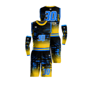 Newest Blue Men Volleyball Uniform Package Sports Volleyball Jersey Set Exclusive <b>Deal</b> - Product Image 2