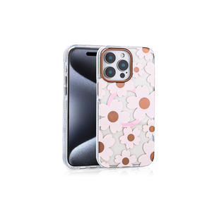 Funda de Silicona Suave Compatible con Magsafe para iPhone 15 Pro Max, Diseño de Margaritas, Antigolpes, para Modelos 7 Plus y 11 Pro - Product Image 5