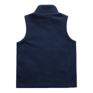 Chaleco de lana polar sin mangas para hombre con cremallera completa Ropa activa para invierno Precio barato Material de nailon Logotipo personalizable Chaleco - Product Image 2