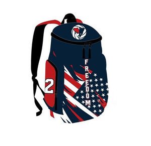 Mochila Deportiva Personalizada con Estampado por Sublimación, Mochila Escolar de Pana con Cremallera Suave y Logotipo Estampado SSB-0086 - Product Image 4