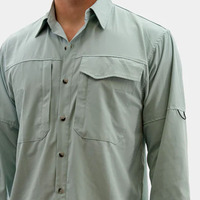 Chemise décontractée sur mesure de haute qualité pour hommes, service OEM, en popeline polyester/coton, col rabattu, anti-rétrécissement, teinte unie