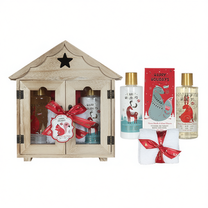 Set da Viaggio e Mini Fragranze in Legno per il Bagno, Caldi e Accoglienti per le Feste - Product Image 2