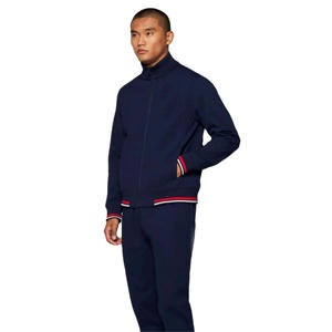 Conjunto de chándal con logotipo personalizado de ajuste Regular de algodón/poliéster de la mejor calidad, chándal para correr para hombres, transpirable y cómodo - Product Image 1
