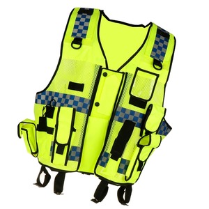 Suministro directo de fábrica Construcción personalizada Chaleco de alta visibilidad 100% Poliéster Chaleco DE SEGURIDAD reflectante - Product Image 6