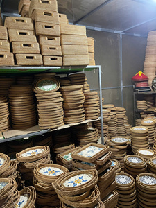 Plateau en rotin laqué peint à la main, tendance, nouveau, luxe, artisanal, vente en gros - Caryln - Product Image 6