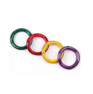 Vente en Gros Bracelet Résine Bracelets Élastiques Meilleure Qualité Forme Ronde Bracelet Résine Premium pour Filles Fête Nouveau Design Unique - Product Image 1