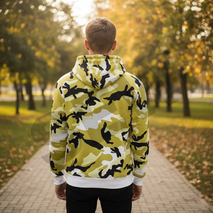 Sudadera con Capucha de Forro Polar Impermeable, Diseño Oversize, Estilo Cómodo, Perfecta para Deportes Juveniles, Ligera, de Poliéster Tejido con Letras - Product Image 3