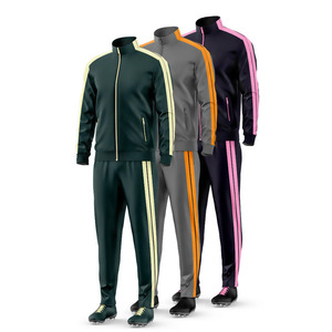 Chándal de fábrica Chándales de fútbol personalizados para entrenar Uniformes cómodos con cremallera Chándales de fútbol de alta calidad - Product Image 5