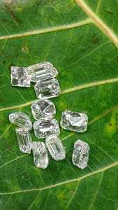 Diamants naturels réels de taille émeraude, taille coussin, VVS, VS, EF, pour la fabrication de bijoux - Product Image 2