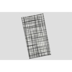 Serviettes imprimées Urban Point-to-Point noires 30x40cm, 1200 pièces, B2B - Product Image 1