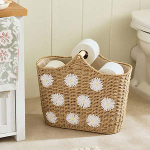 Porte-papier toilette en herbe de mer naturelle de nouvelle conception avec poignée, panier tissé pour l'organisation de la salle de bain, OEM ODM en gros en provenance du Vietnam - Product Image 3