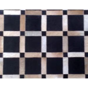 Tapis de prière moderne en cuir de vachette véritable 100% de haute qualité, durable, élégant, brodé, patchwork, antidérapant, écologique, en promotion - Product Image 2