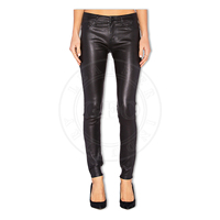 OEM Elegante Damen hose aus echtem Leder, hochwertiges Finish