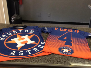 Maillot de softball personnalisé/sublimation néon avec impressions par sublimation de haute qualité, - Product Image 2